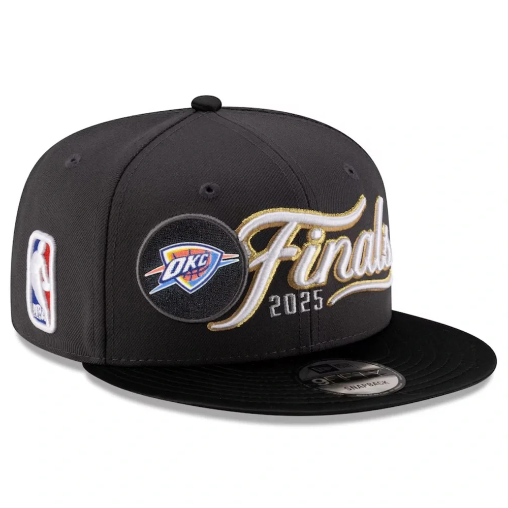 Oklahoma City Thunder New Era 2025 Western Champions 9FIFTY Snapback Hat